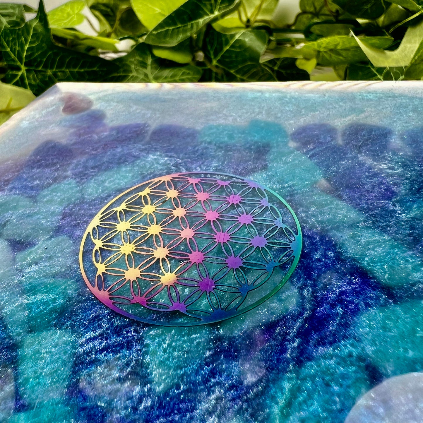 Arcturian Energy - Star Constellation Collection - Handcrafted Crystal Resin Pyramid